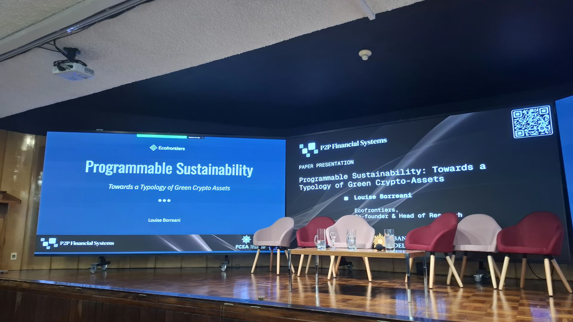 Programmable Sustainability presentation at P2P Financial Systems workshop